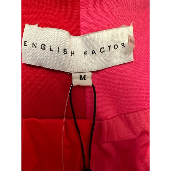 English Factory Red and Pink Blazer - Picture 6 of 10
